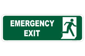 exit sign electrical boxes|emergency exit signs near me.